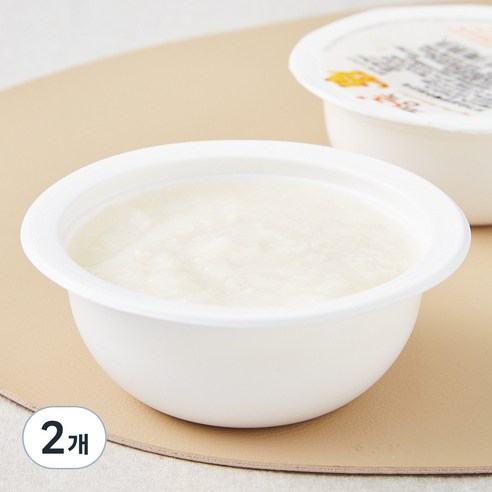 짱죽 초기 7개월 부터 묽은죽 이유식, 혼합맛(닭가슴살 / 양배추), 160g, 2개