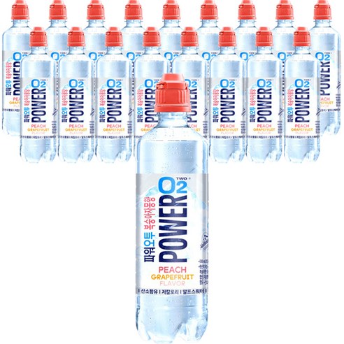 파워오투 복숭아자몽향, 500ml, 18개