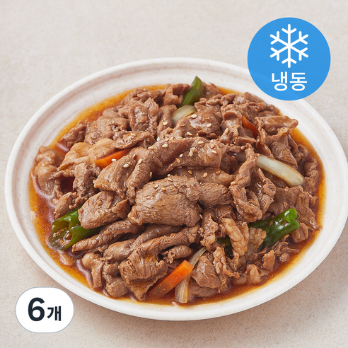 [로켓프레시] 갈비아저씨 돼지불고기 607 (냉동), 300g, 6개