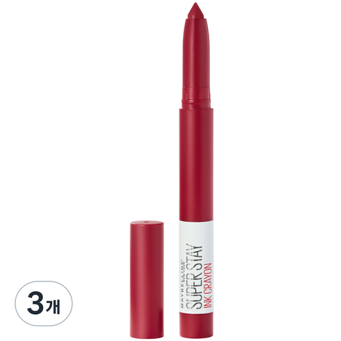 메이블린 뉴욕 슈퍼스테이 립크레용 1.2g, 50 오운유어엠파이어, 3개
