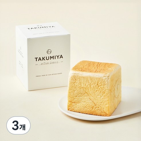 타쿠미야 고급 생식빵 하프, 400g, 3개