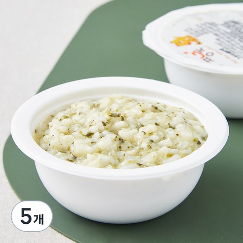 짱죽 중기 9개월부터 이유식 그린야채닭죽, 200g, 5개, 혼합맛(그린야채/닭)