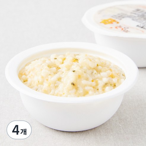 짱죽 중기 9개월부터 이유식 연어브로콜리죽, 200g, 4개, 혼합맛(연어/브로콜리)