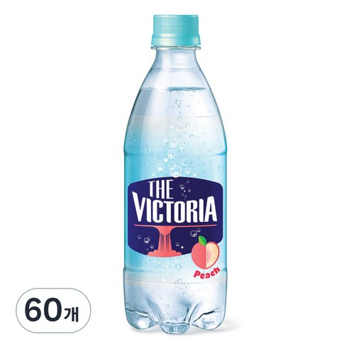 웅진 더빅토리아 복숭아향 탄산음료, 500ml, 60개