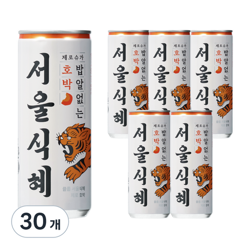 클룹 서울식혜 제로 호박, 30개, 238ml
