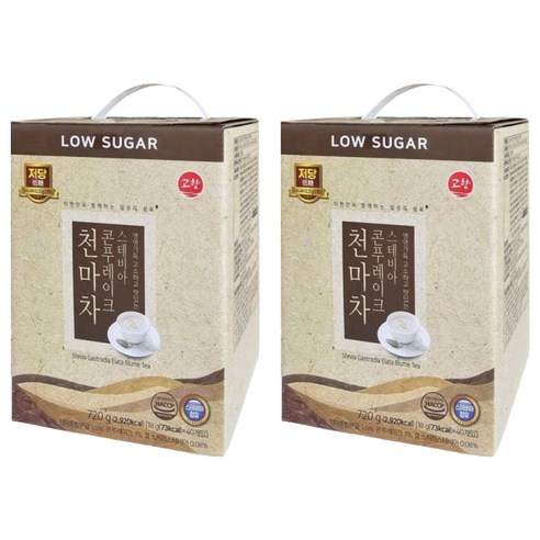 고향 스테비아 콘푸레이크 천마차, 2개, 18g, 40개입