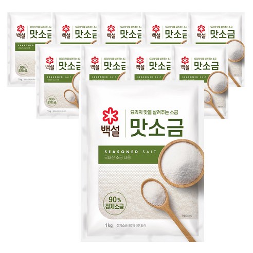 백설 맛소금, 1kg, 10개