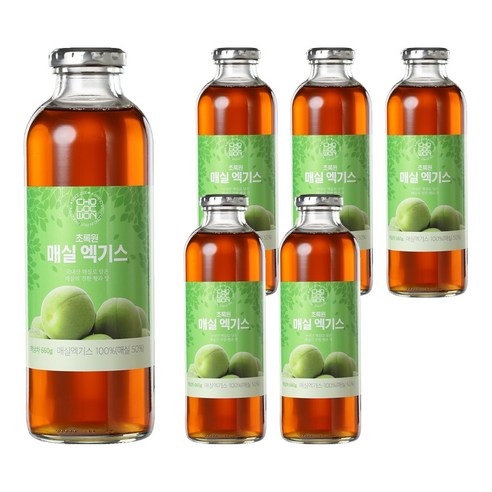 초록원 매실엑기스, 660g, 6개