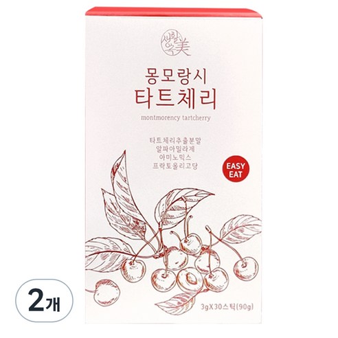 몽모랑시 타트체리 효소, 90g, 2개