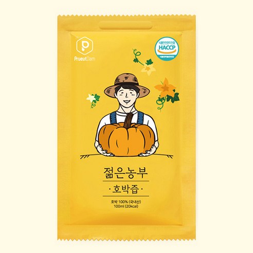푸릇담 젊은농부 호박즙, 3L, 2개