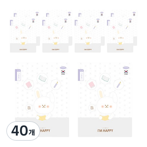 펜피아 1000 초등 그림일기 양면 제본노트, C퍼플, 40개