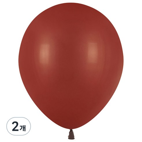 파티팡 라운드 레트로 풍선 30cm 100p, 브라운, 2개
