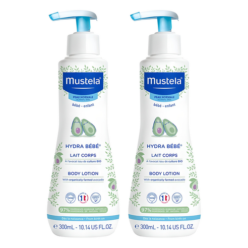 무스텔라 이드라 베베 바디 로션, 300ml, 2개