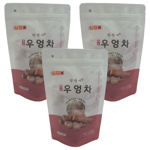 한잔애 볶음 우엉차, 2g, 20개입, 3개