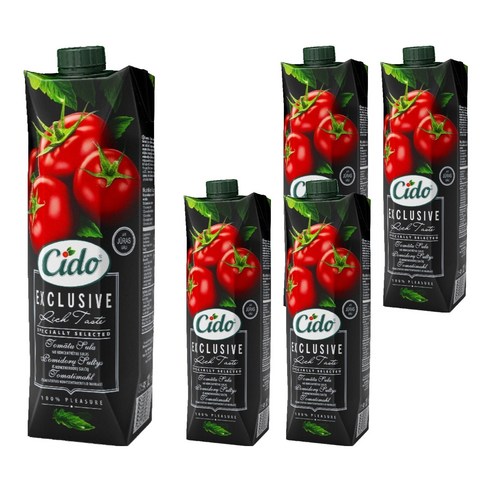 시도 씨솔트 토마토주스, 5개, 1L