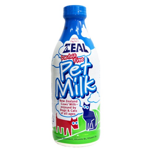 질 ZEAL 뉴질랜드 프리미엄 강아지우유 펫밀크, 우유맛, 1000ml, 3개 해피카우펫밀크내돈내산