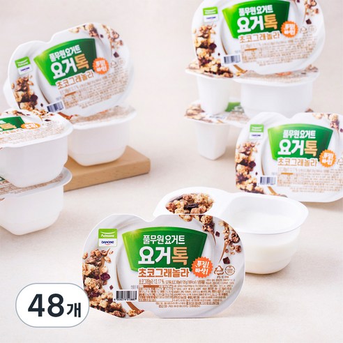 풀무원요거트 요거톡 초코그래놀라, 129g, 12개입, 4개