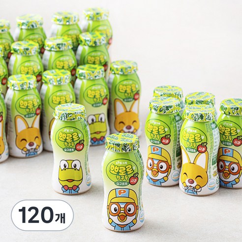 빙그레 뽀로로 요구르트 사과, 80ml, 20개입, 6개