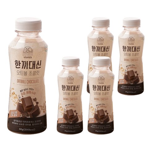 알티스트 한끼대신 오트볼 초콜릿 쉐이크, 50g, 5개