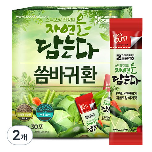 조은약초 씀바귀환 스틱, 90g, 2개