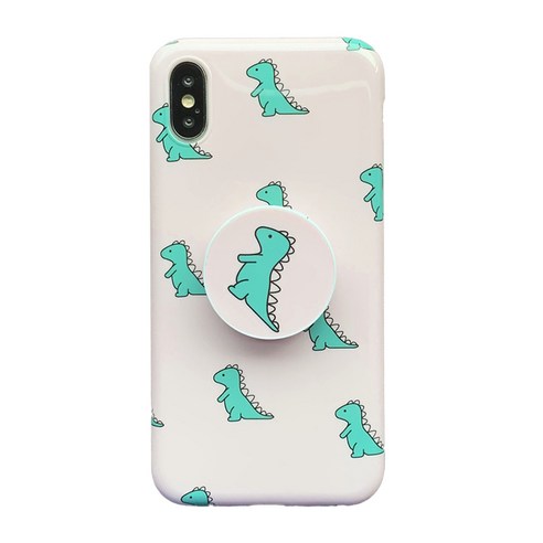 미퓨어 공룡 패턴 스마트톡 휴대폰 케이스