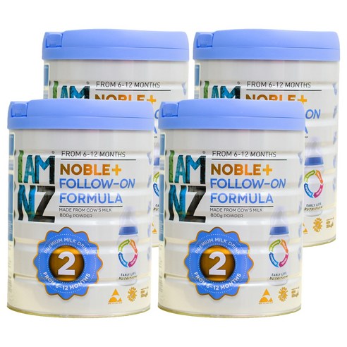 아이엠뉴질랜드 아이엠엔젯 노블 + 조제분유 2단계, 800g, 4개