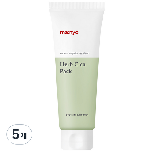 마녀공장 허브 시카 팩 75ml, 1개입, 5개