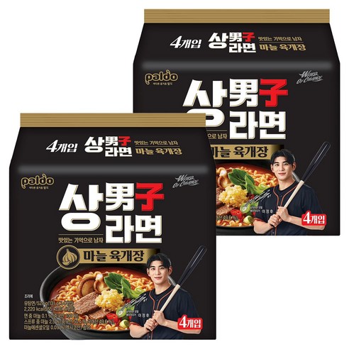 팔도 상남자라면 마늘 육개장 131g