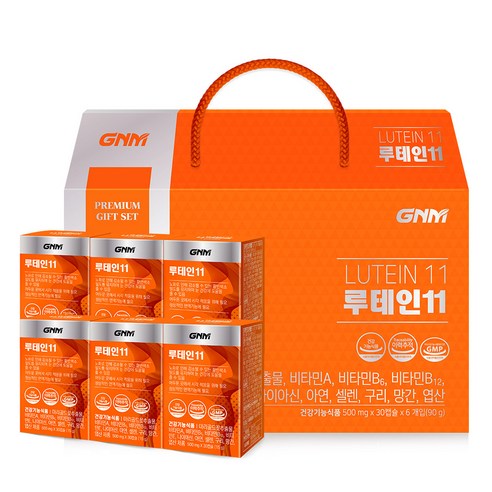 GNM자연의품격 루테인 11 선물세트, 6개입, 30캡슐