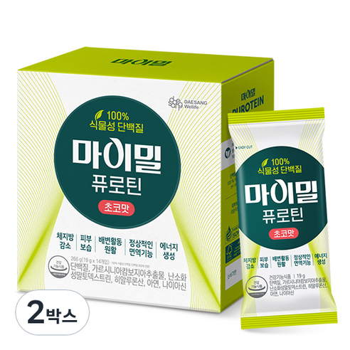 마이밀 퓨로틴 초코맛 식물성단백질음료 250ml 24개, 266g, 2박스