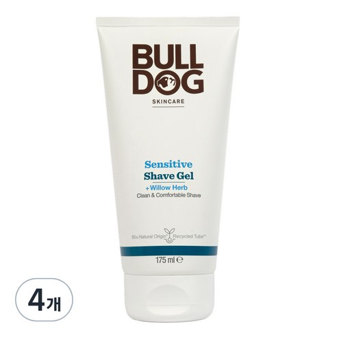 불독 스킨케어 센서티브 쉐이브 젤, 175ml, 4개
