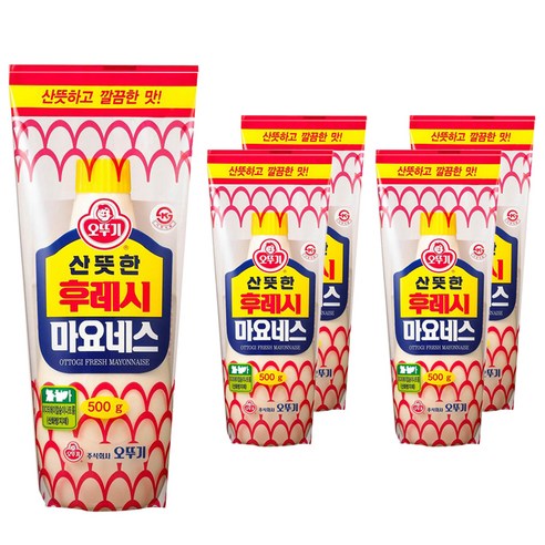 오뚜기 후레시 마요네즈, 500g, 5개