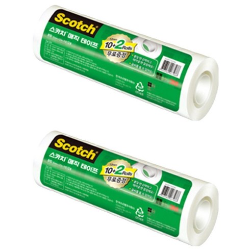 스카치 매직 셀로판테이프리필 12mm x 20m, 24개