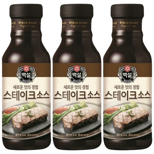 백설 스테이크소스, 310g, 3개