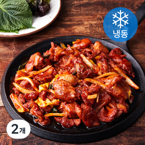 다향 닭다리살 매콤 닭갈비 (냉동), 1kg, 2개