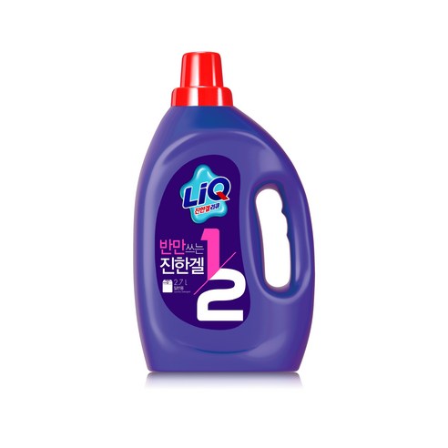 리큐 반만쓰는 진한겔 액상세제 일반용 용기, 2.7L, 1개