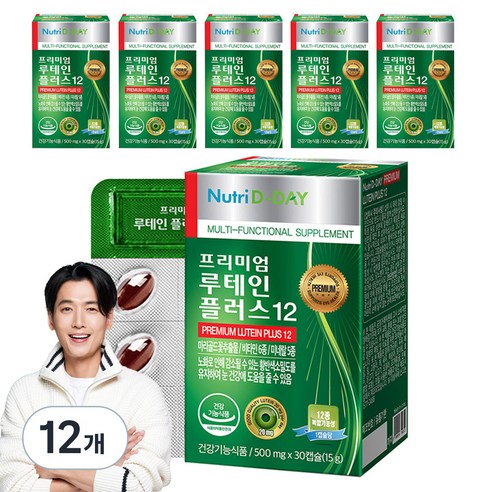 뉴트리디데이 프리미엄 루테인 플러스 12, 30정, 15g, 12개
