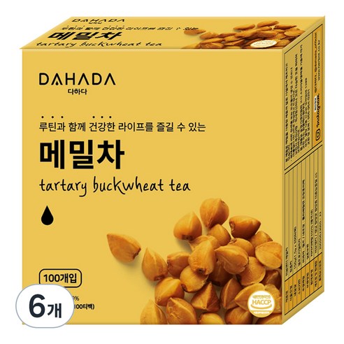 다하다 메밀차, 1.5g, 100개입, 6개