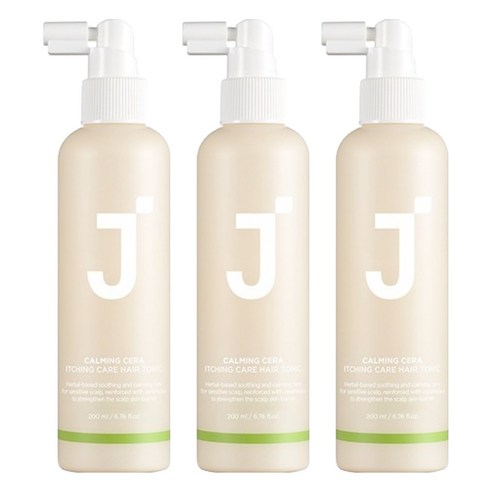 제이숲 카밍 세라 가려운 두피 헤어토닉, 200ml, 3개