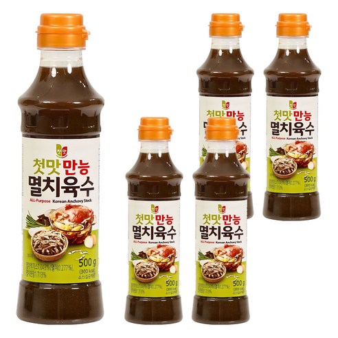 첫맛 만능 멸치육수, 500g, 5개