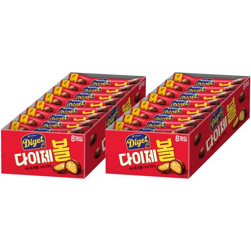 오리온 다이제볼, 42g, 16개
