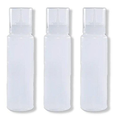 리빙패밀리 캡유 소스통, 3개, 400ml