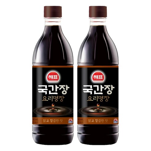 [해표] 국간장, 930ml, 2개