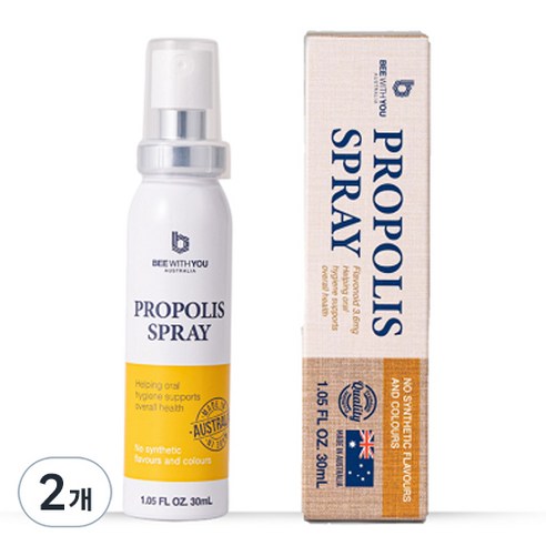 비윗유 프로폴리스 스프레이, 30ml, 2개 꿀/프로폴리스
