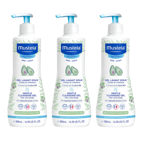 무스텔라 젠틀 클렌징 젤, 500ml, 3개