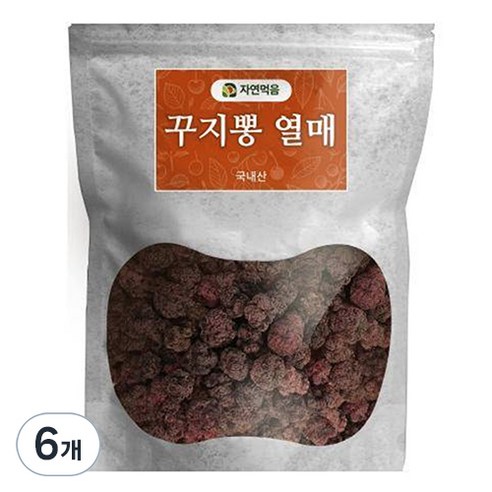 자연먹음 꾸지뽕 건열매, 100g, 6개