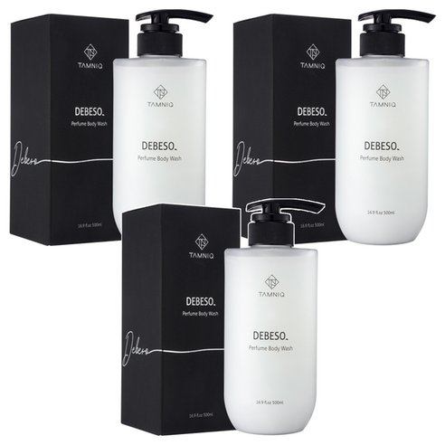 탐니크 디베쏘 퍼퓸 고보습 바디워시 머스크향, 500ml, 3개
