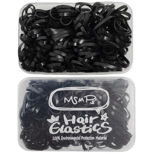 심플리앤 짱짱한 고탄력 프리미엄 머리고무줄 300P