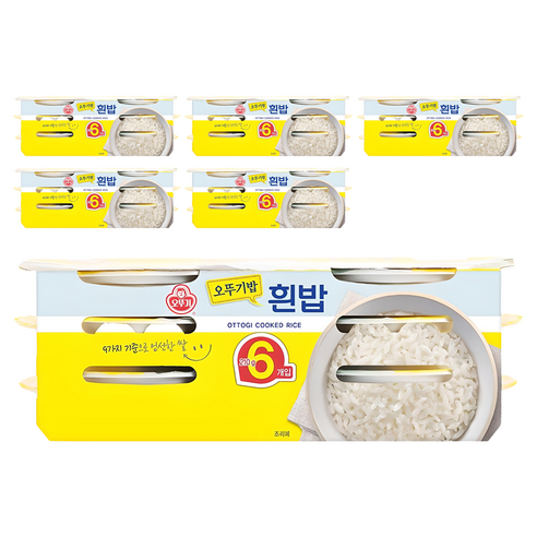 오뚜기 흰밥, 210g, 30개