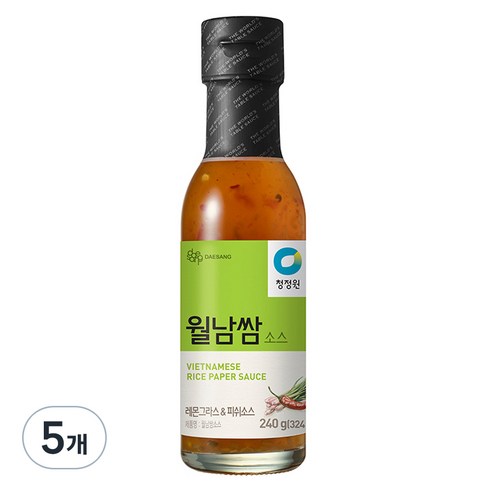 청정원 월남쌈 소스, 240g, 5개